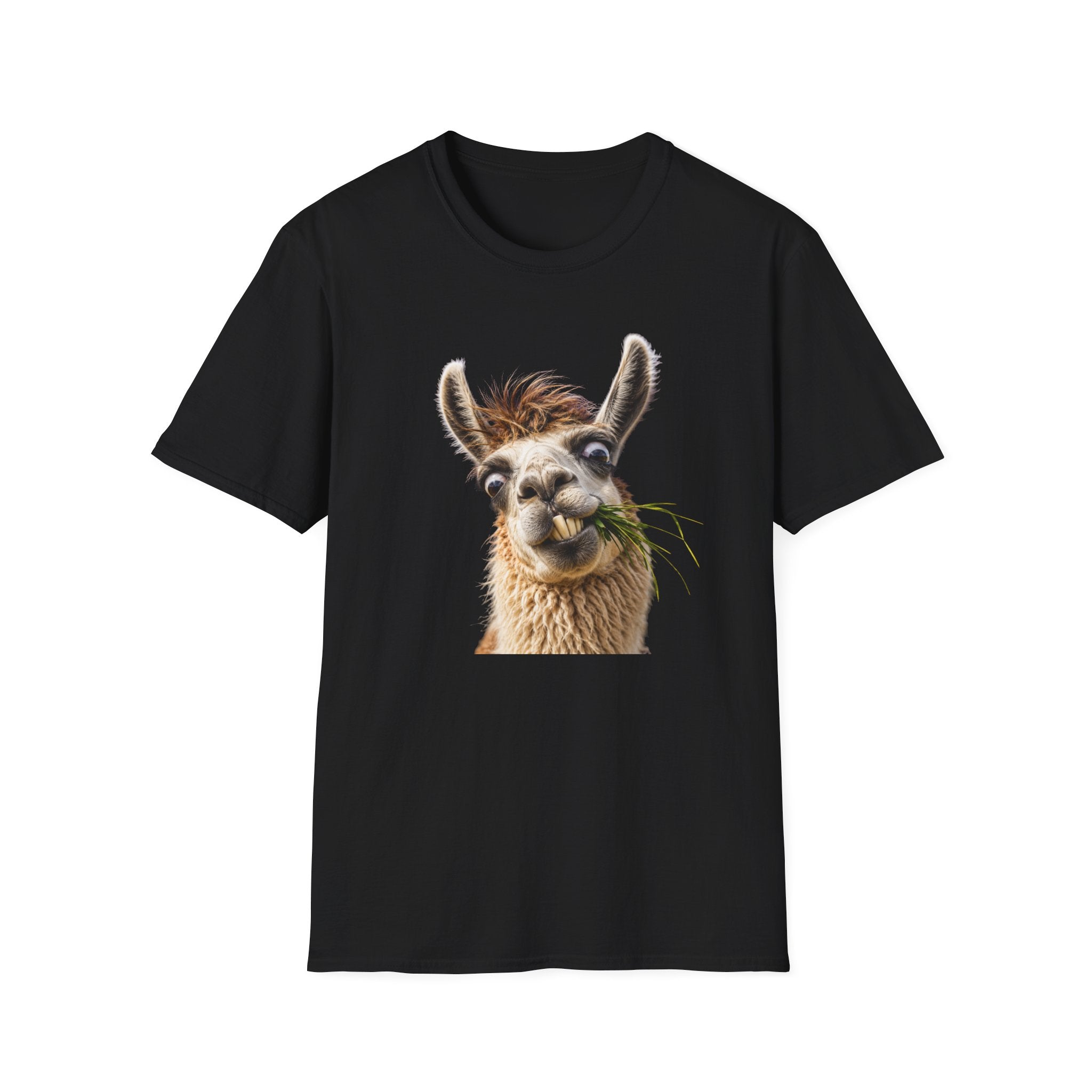 Llama Face T-Shirt — Funny Cute Llama Graphic Tee