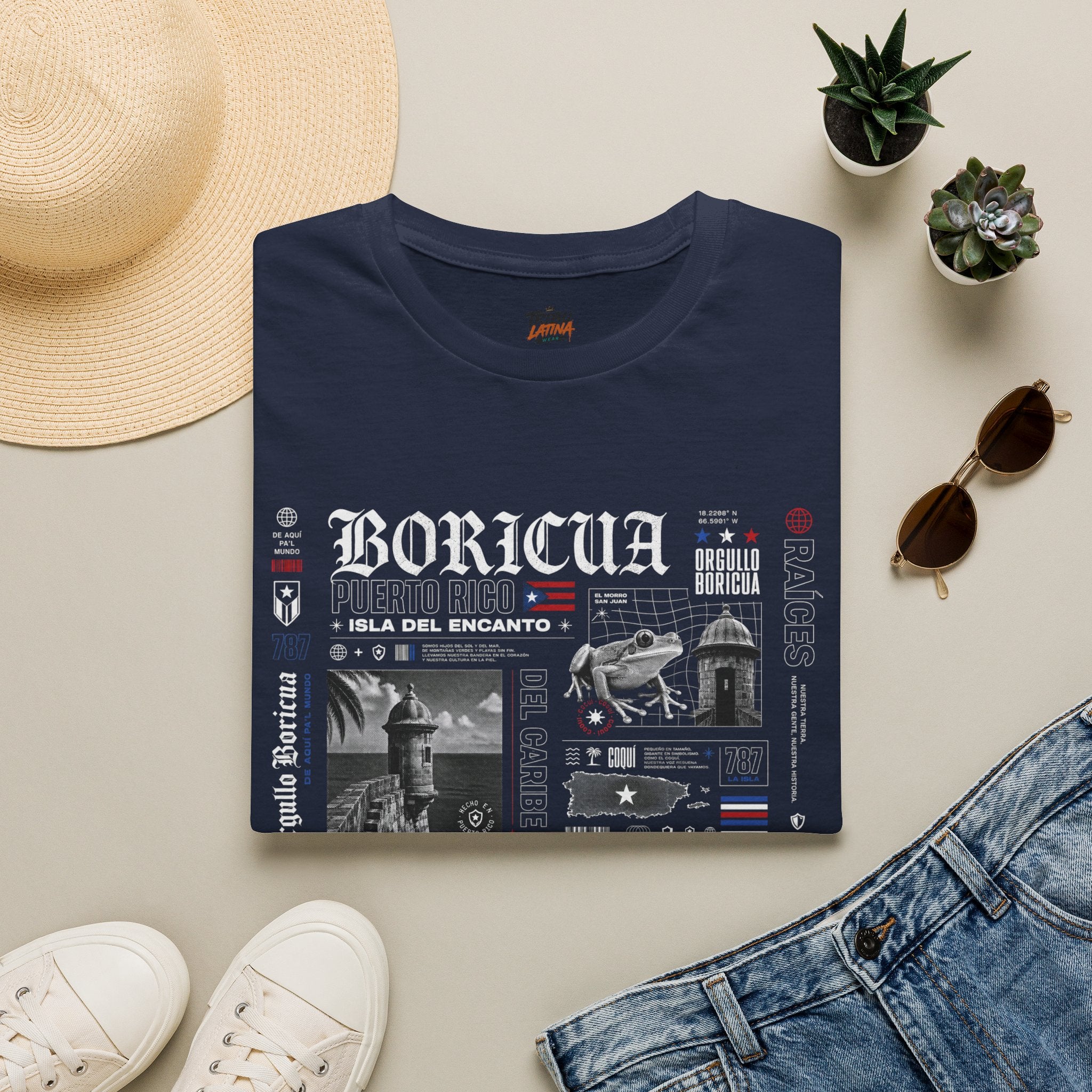 Puerto Rican Heritage Graphic T-Shirt – Boricua Roots