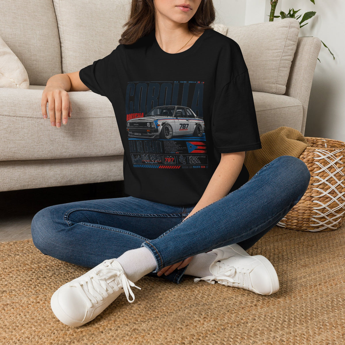 Puerto Rican Corolla 787 Graphic T-Shirt