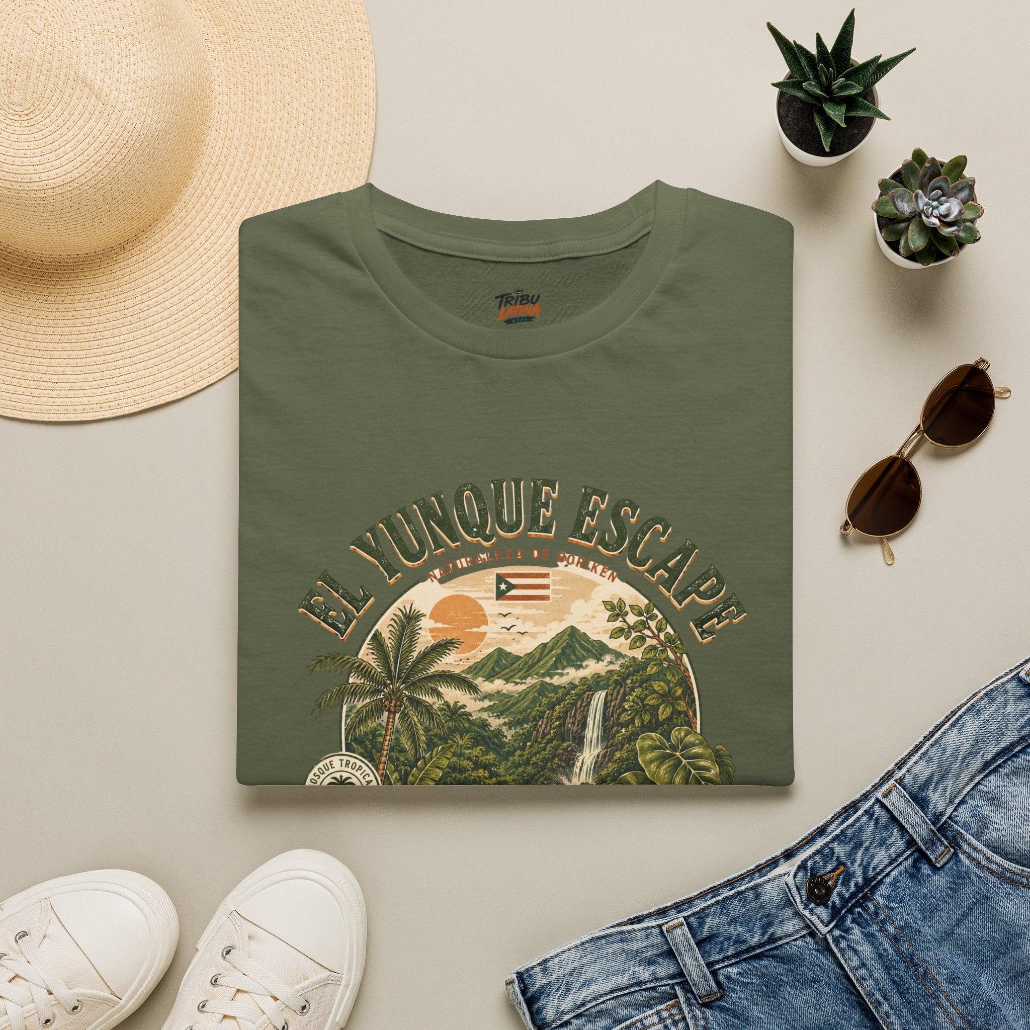 Puerto Rican El Yunque Rainforest Graphic T-Shirt