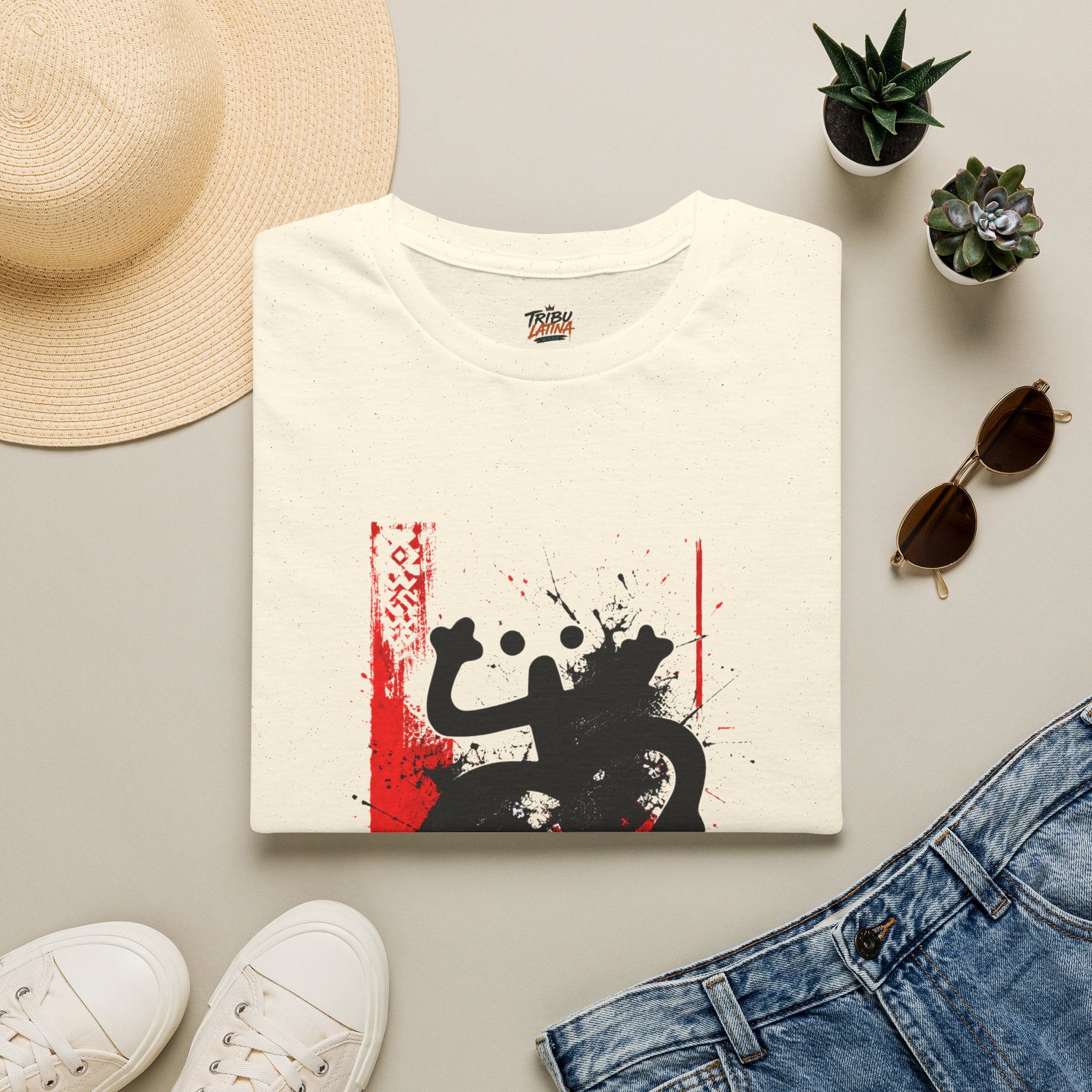 Puerto Rican Coquí Ink Art Graphic T-Shirt
