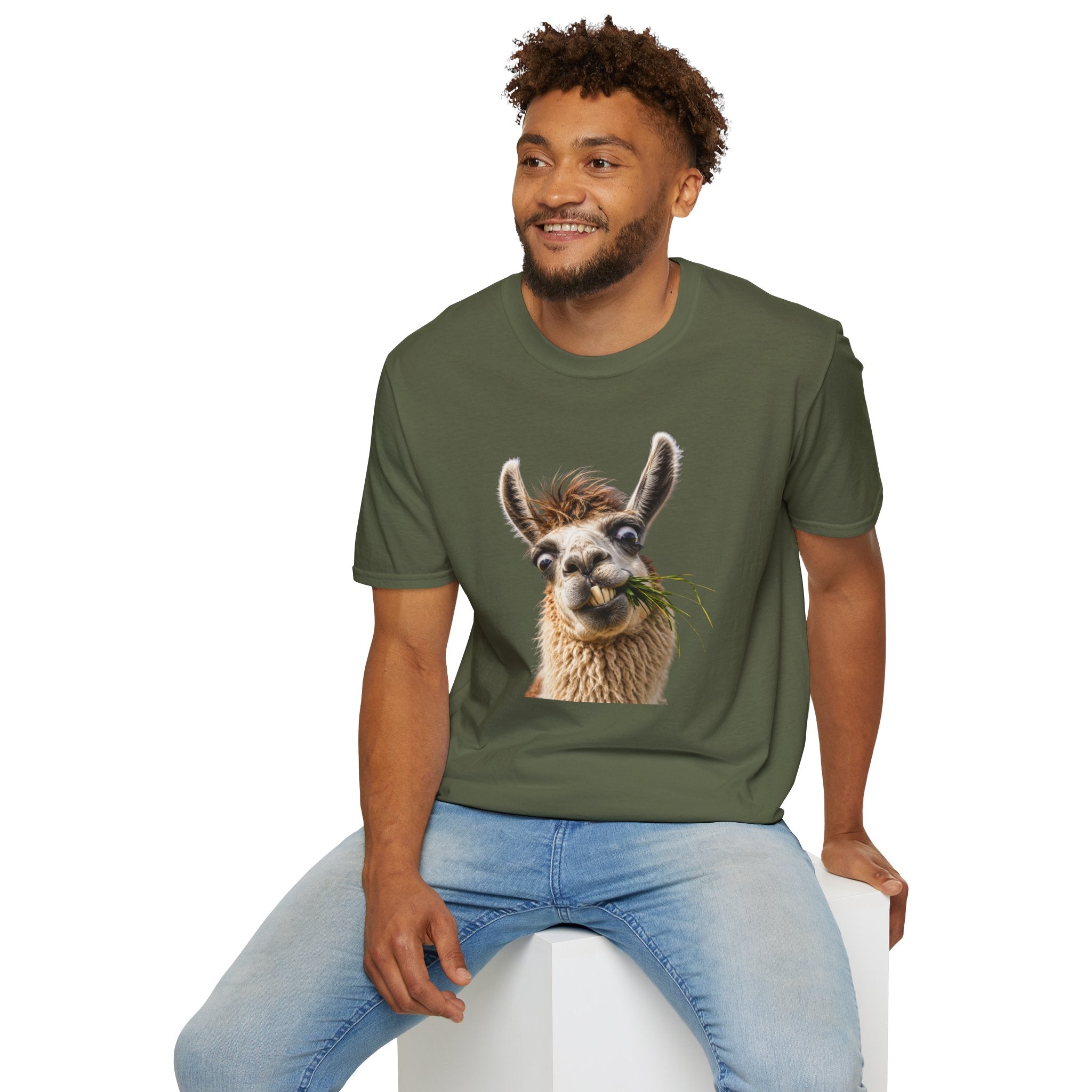 Funny Peruvian Llama Graphic T-Shirt