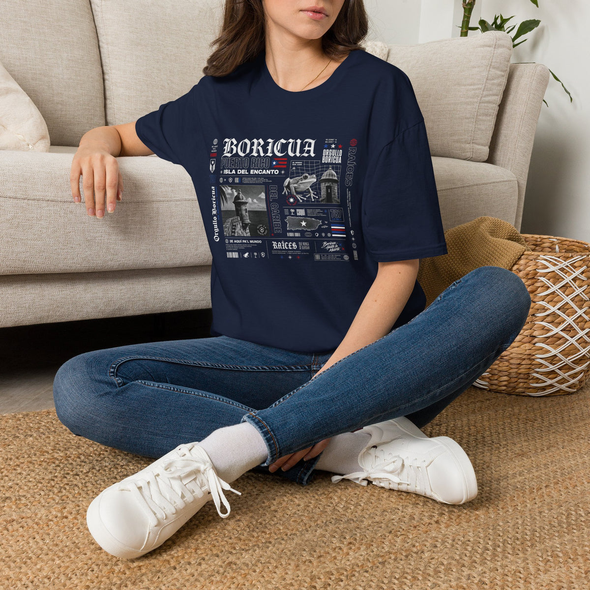Puerto Rican Heritage Graphic T-Shirt – Boricua Roots