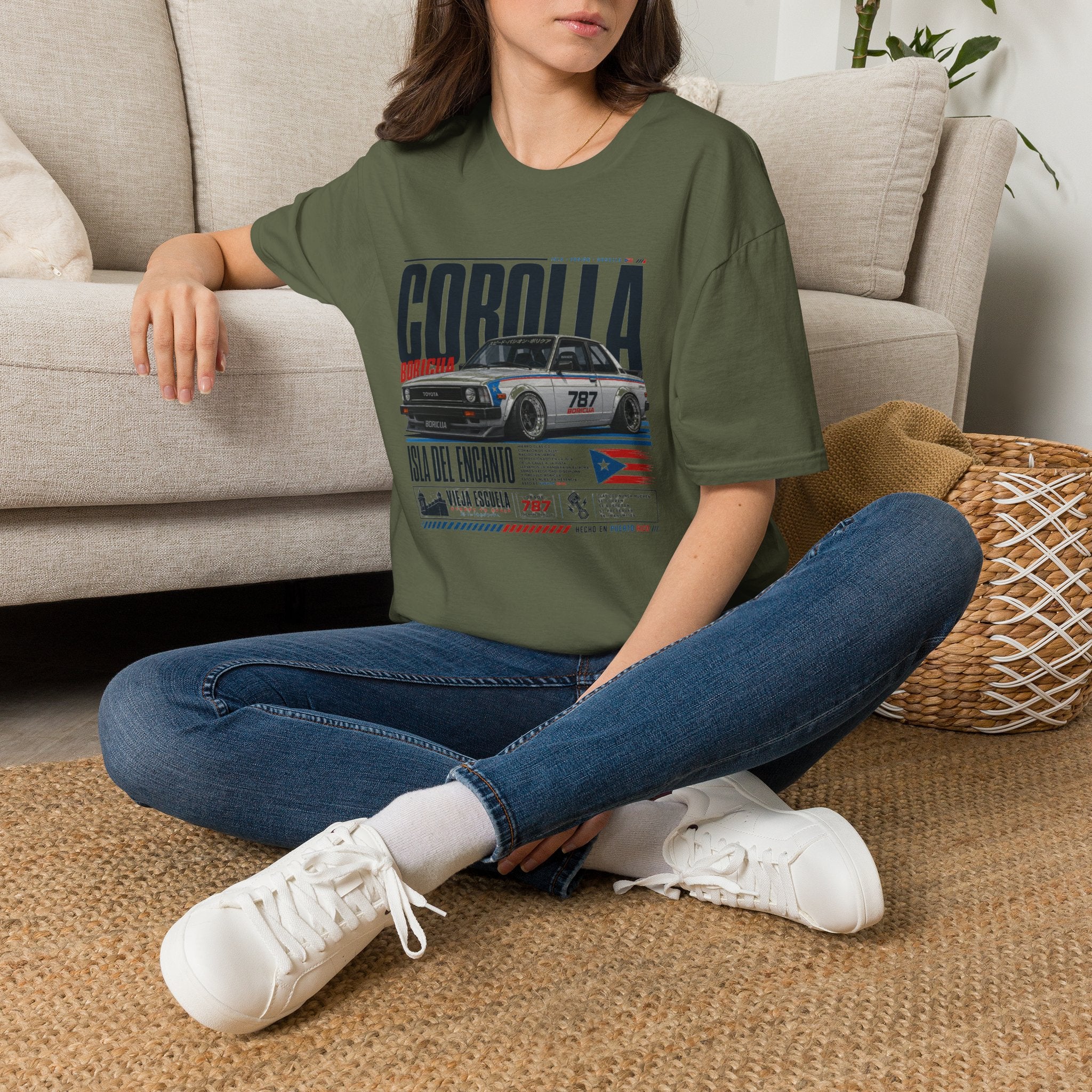 Puerto Rican Corolla 787 Graphic T-Shirt