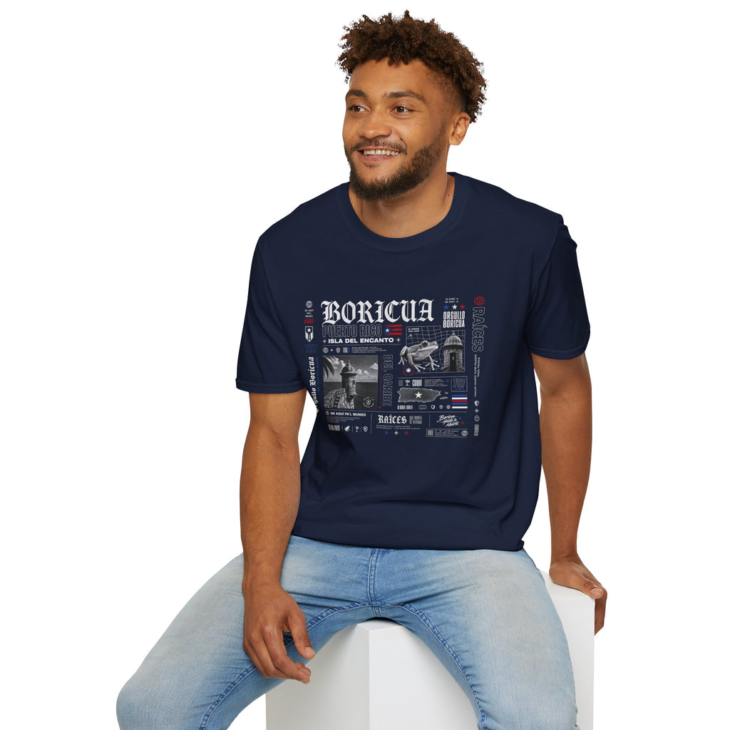 Puerto Rican Heritage Graphic T-Shirt – Boricua Roots
