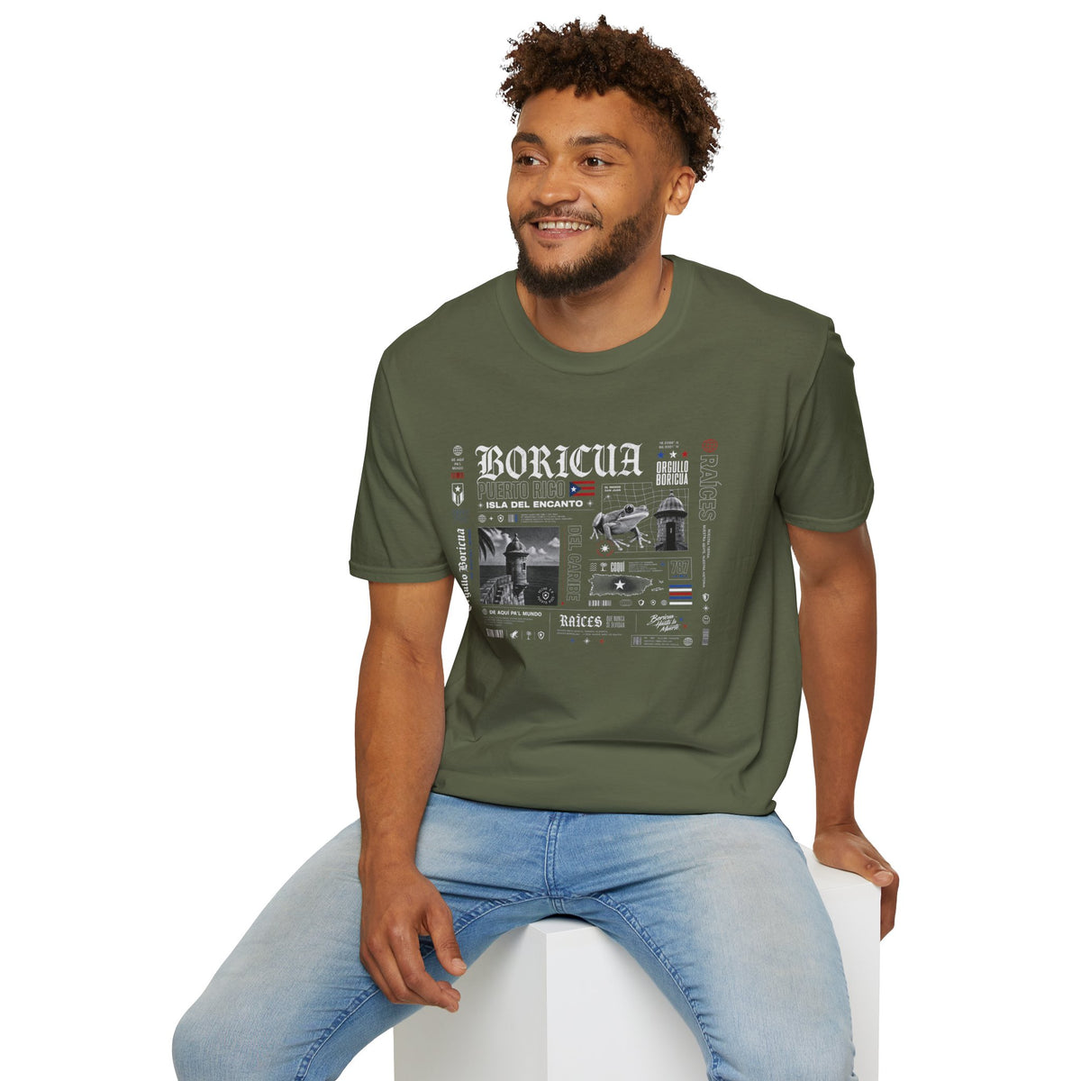 Puerto Rican Heritage Graphic T-Shirt – Boricua Roots