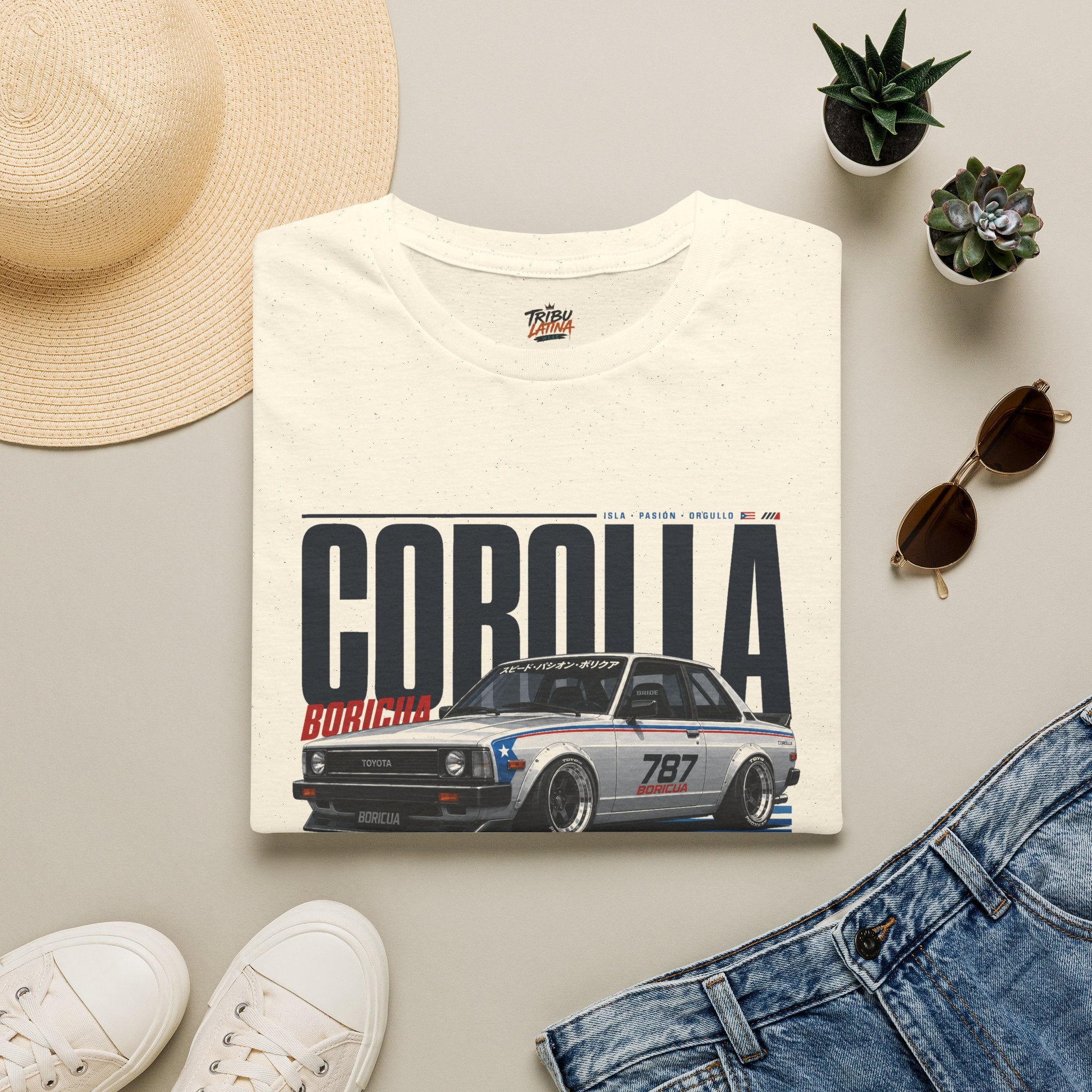 Puerto Rican Corolla 787 Graphic T-Shirt