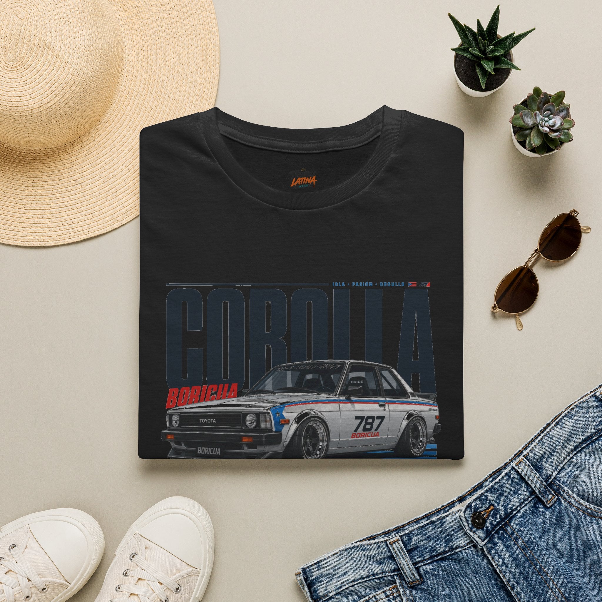 Puerto Rican Corolla 787 Graphic T-Shirt