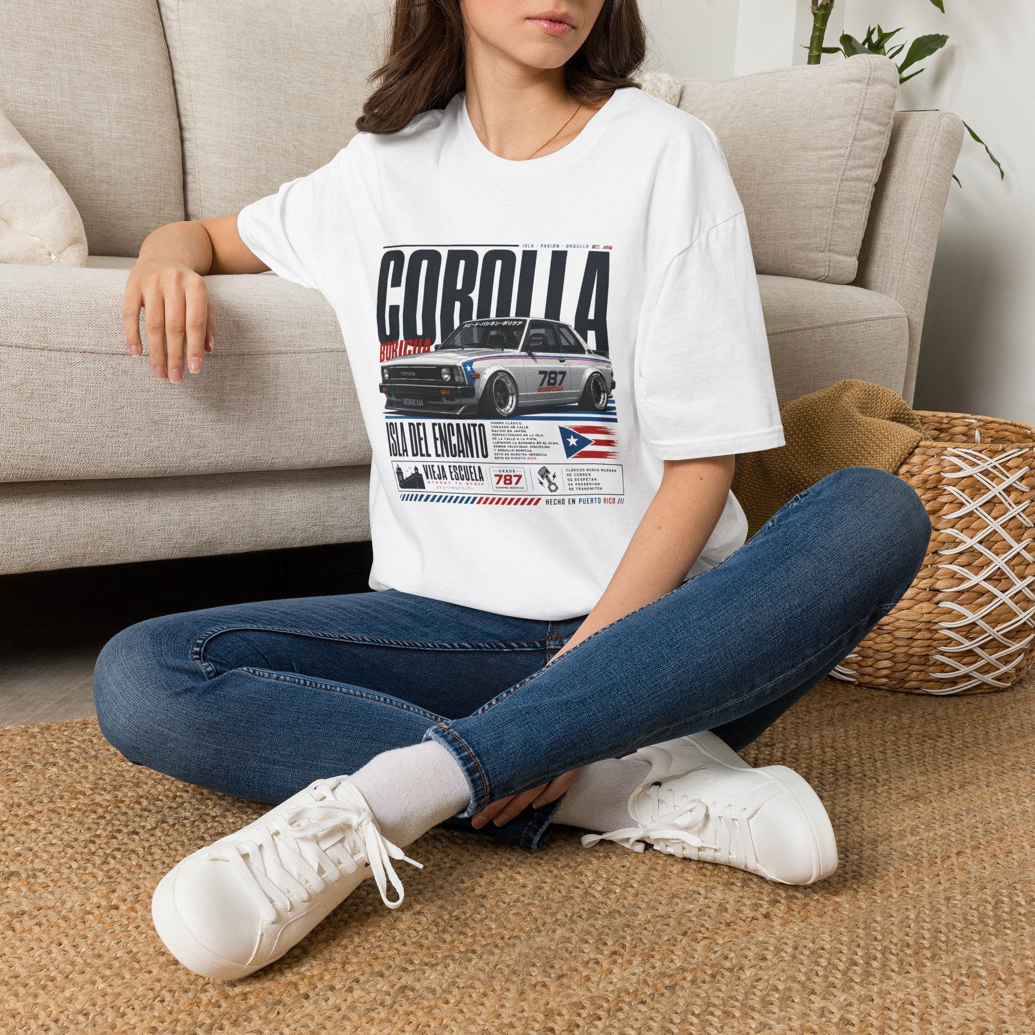 Puerto Rican Corolla 787 Graphic T-Shirt