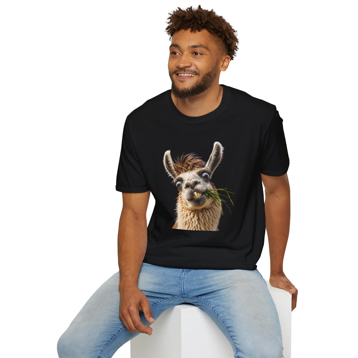 Funny Peruvian Llama Graphic T-Shirt