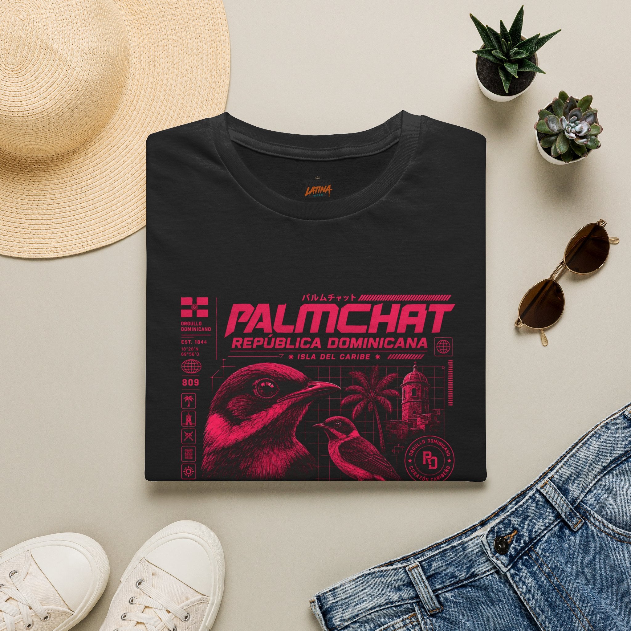 Dominican Republic Palmchat Graphic T-Shirt – Cigua Palmera