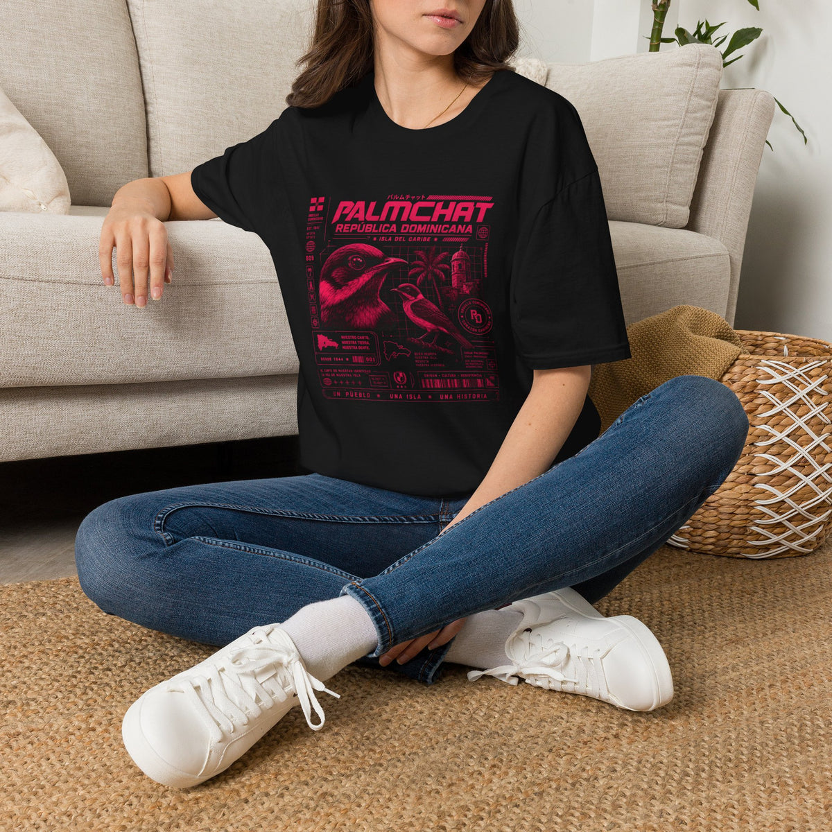 Dominican Republic Palmchat Graphic T-Shirt – Cigua Palmera