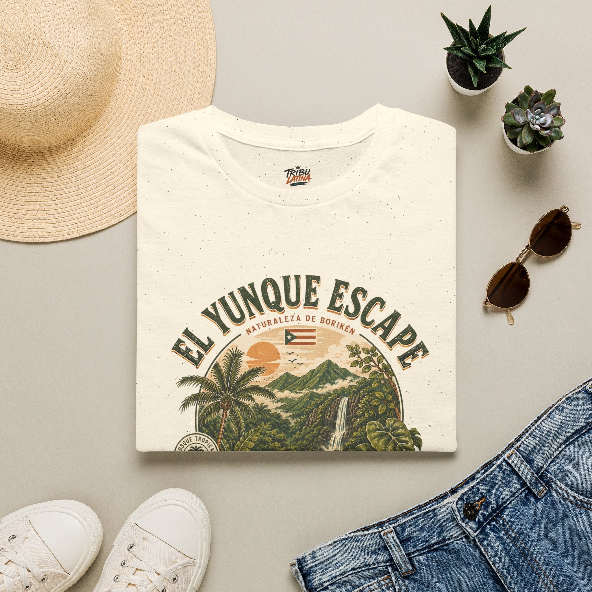 Puerto Rican El Yunque Rainforest Graphic T-Shirt