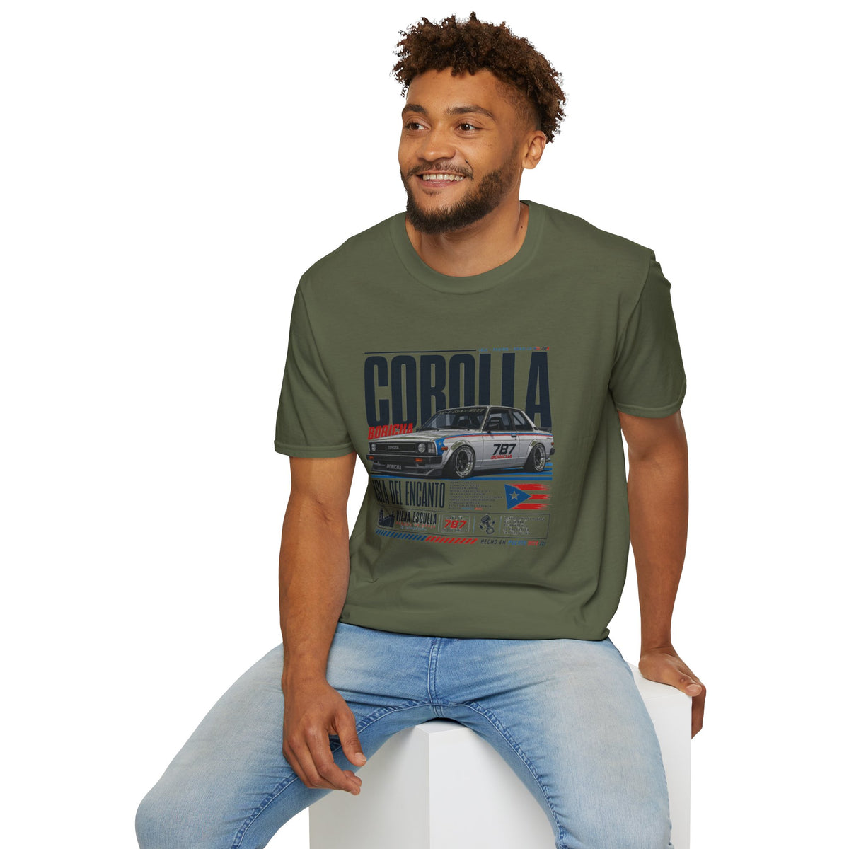 Puerto Rican Corolla 787 Graphic T-Shirt