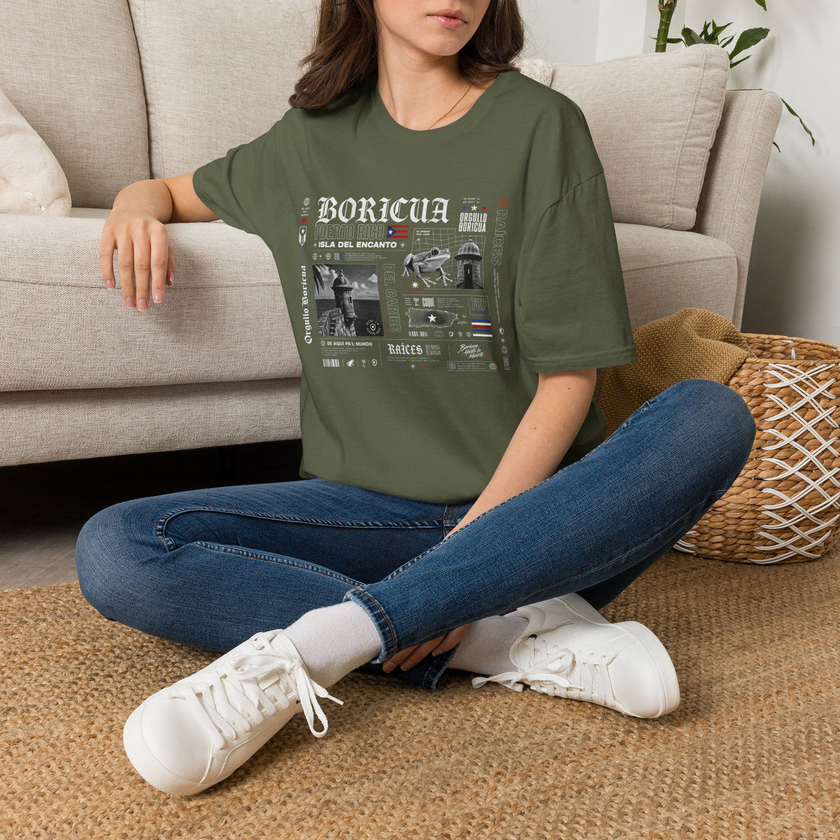 Puerto Rican Heritage Graphic T-Shirt – Boricua Roots