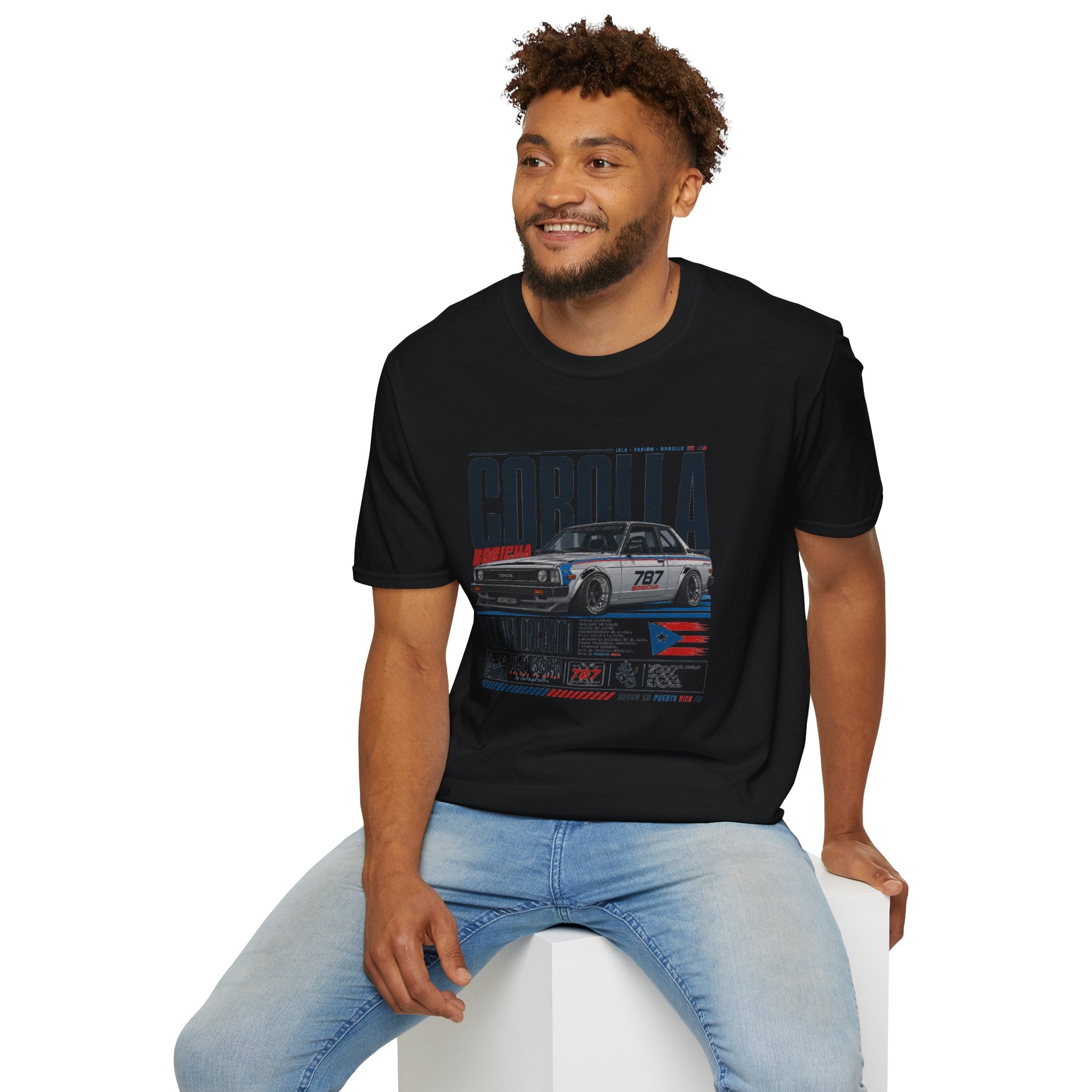 Puerto Rican Corolla 787 Graphic T-Shirt