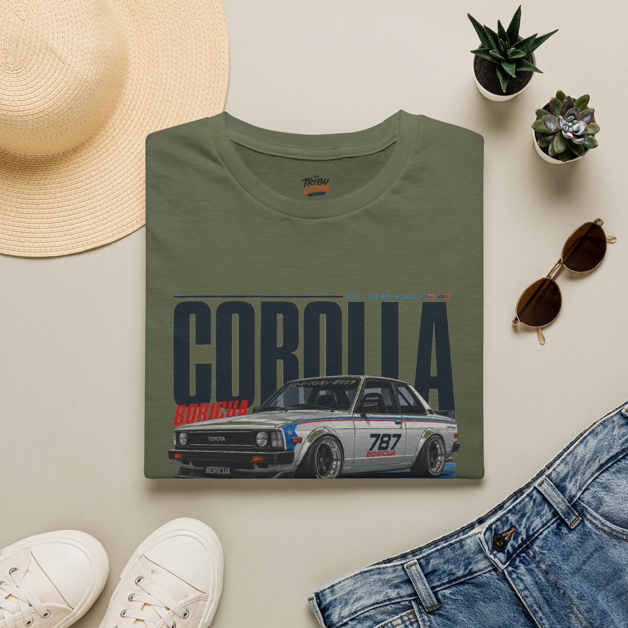 Puerto Rican Corolla 787 Graphic T-Shirt