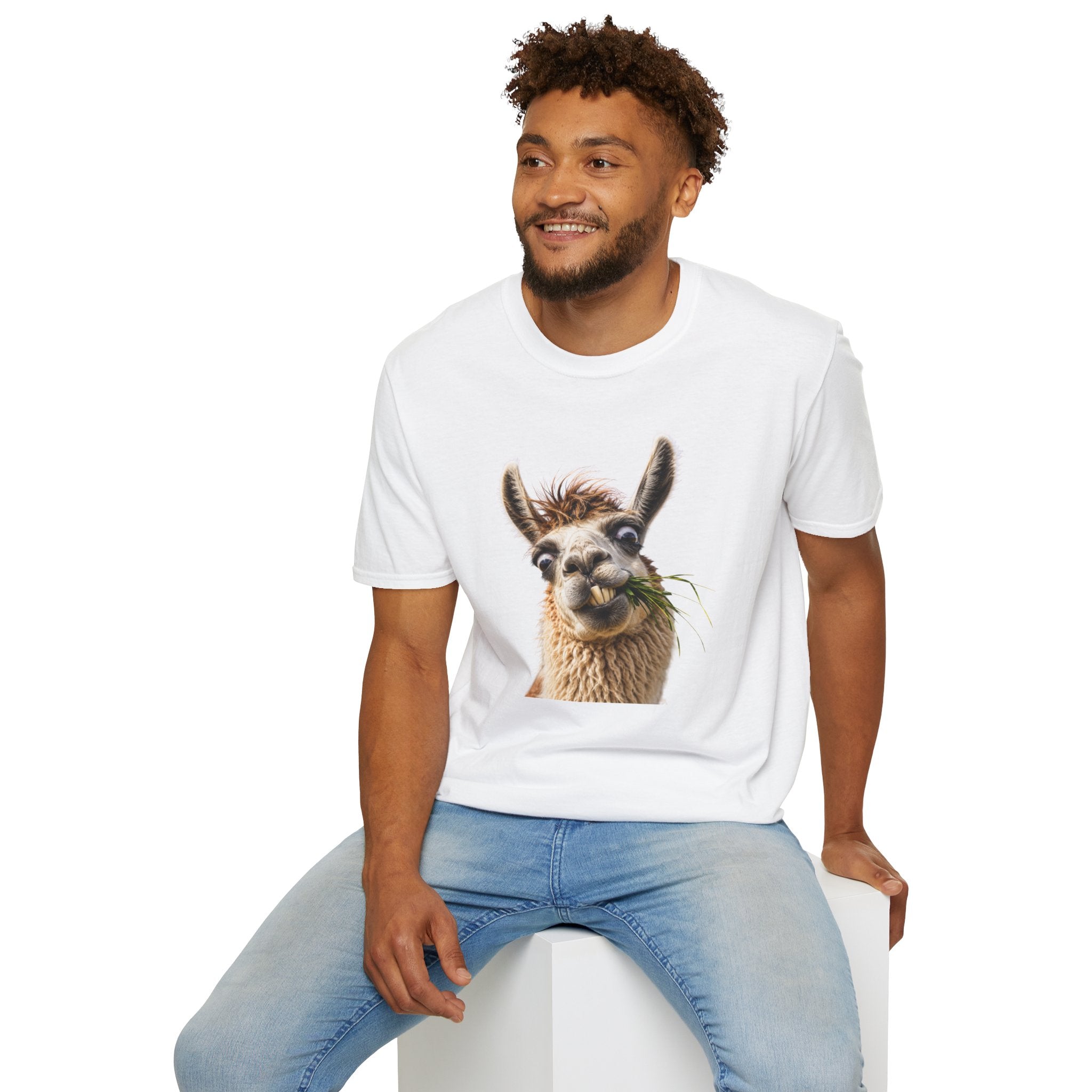 Funny Peruvian Llama Graphic T-Shirt