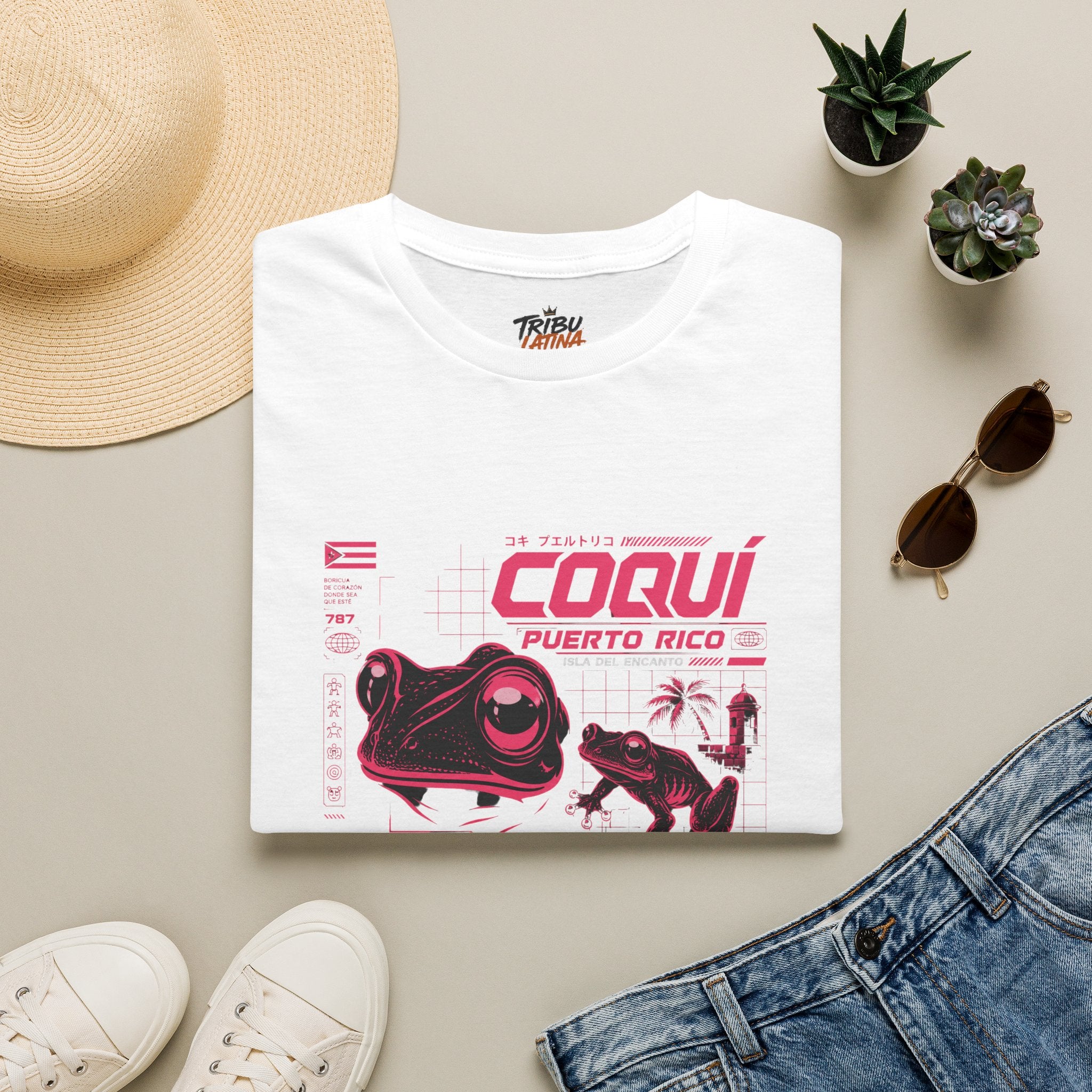 Puerto Rico Coquí T-Shirt – Boricua Frog Graphic Tee