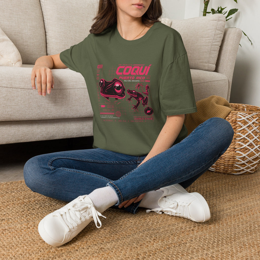 Puerto Rican Coquí Frog Graphic T-Shirt