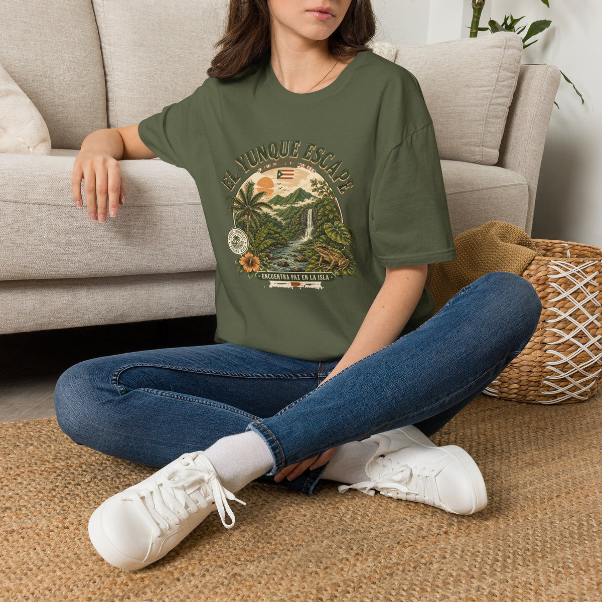 Puerto Rican El Yunque Rainforest Graphic T-Shirt