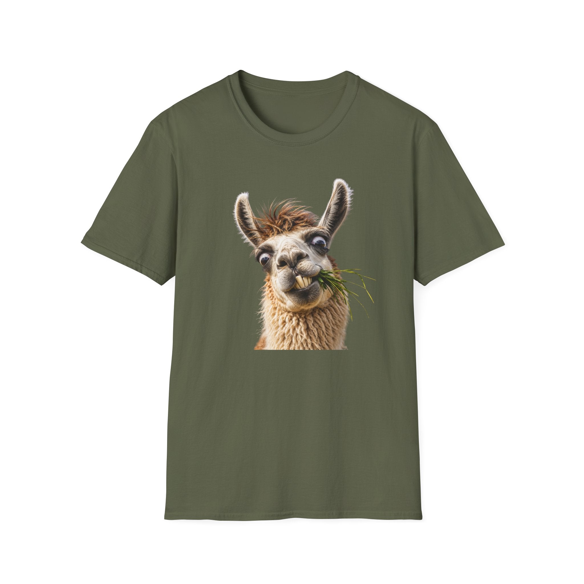 Llama Face T-Shirt — Funny Cute Llama Graphic Tee