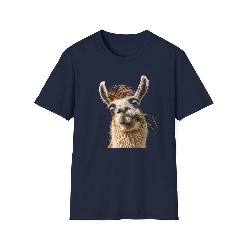 Llama Face T-Shirt — Funny Cute Llama Graphic Tee