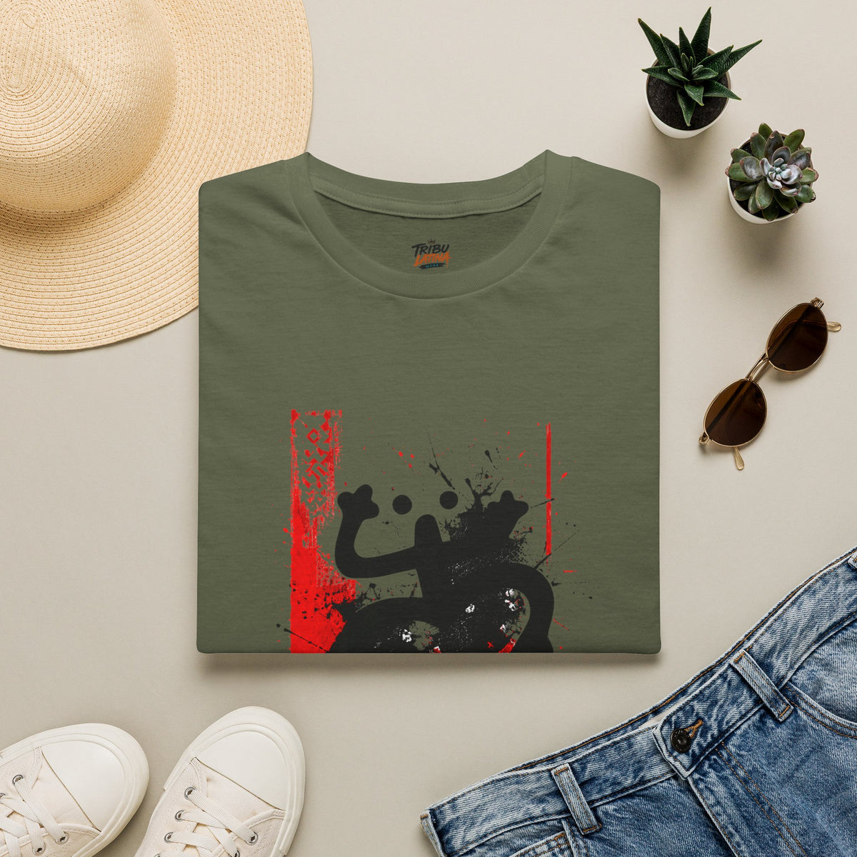 Puerto Rican Coquí Ink Art Graphic T-Shirt